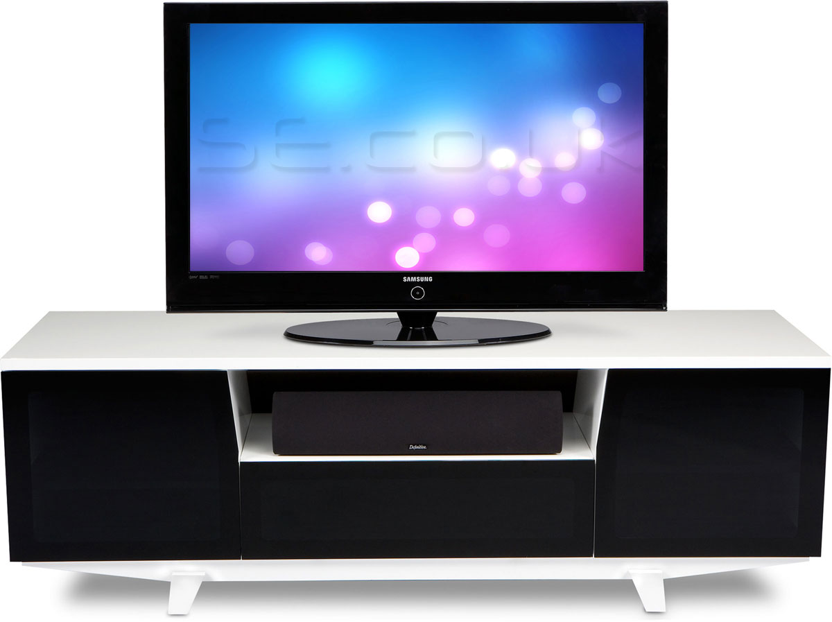 BDI Marina 8729 TV Stand White `Marina 8729 TV