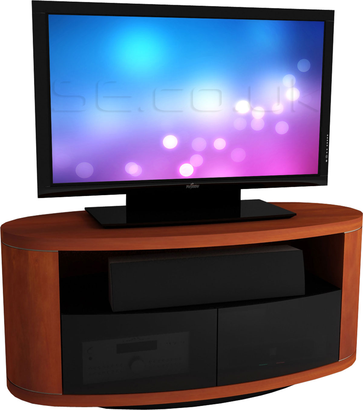 BDI Revo 9981 Cherry LED and LCD TV Stand `Revo