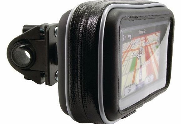  Cycle / Bike / Bicycle & Motorbike Waterproof holder mount and case for GPS Tomtom and Garmin Satnav models up to 5 inch models