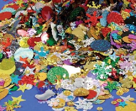 100g Mixed Sequins and Spangles