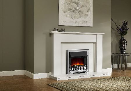 Be Modern 149799 Elda 48 Inch Fireplace - White