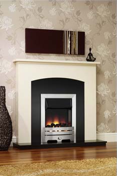 Be Modern Group Blaze Electric Fireplace Suite in Black