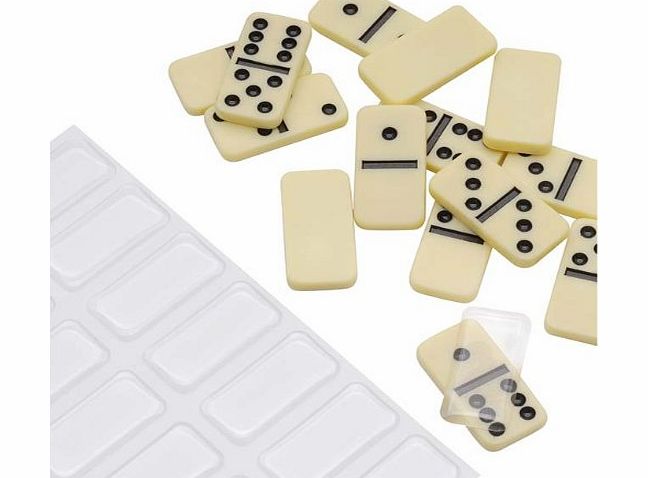 Beadaholique Plastic Domino Jewelry Pendant Tiles And Epoxy Stickers - For Pendant Necklaces