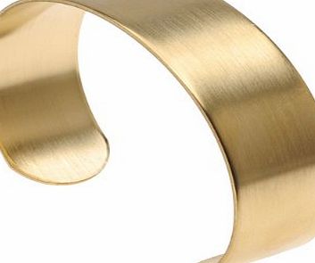 Beadaholique Solid Brass Flat Cuff Bracelet Base 19mm (0.75 Inch) Wide (1 Piece)