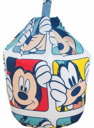 Bean Bag Warehouse Disney Mickey Mouse Play Character Blue Cotton Seat Chair Bean Bag with Filling