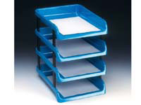 3000 blue letter tray, EACH
