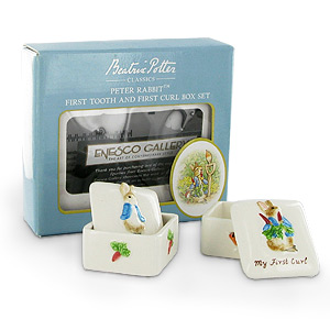 Beatrix Potter Peter Rabbit Tooth and Curl Boxes