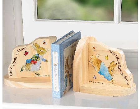 Beatrix Potter Peter Rabbit Wooden Bookends