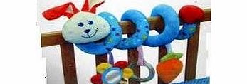 My 1st Baby Spiral Cot Activity Hanging Toy for Cot, Car Seat, Pushchair - Rabbit