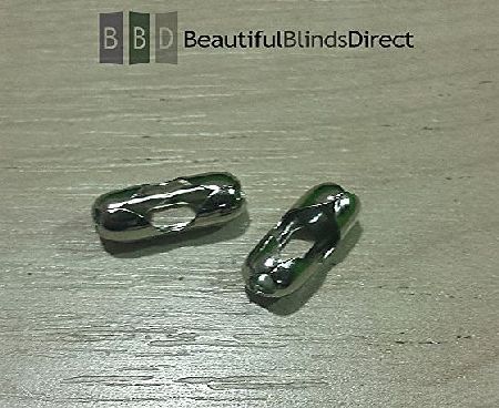 Beautiful Blinds Direct Pack of 24 x Metal Roller Blind Beaded Chain Connector