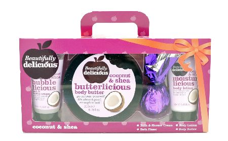 Beautifully Delicious Coconut and Shea Giftset