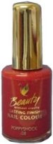 Beauty w/out Cruelty Lasting Finish Nail Colour 13ml Poppy Shock