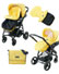 Ip-Op Pushchair - Shiny Black Chassis -
