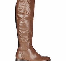 BEBO Brown zip-up knee-high boots
