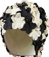 Beco, 1294[^]225799 Petal Cap - Black and White