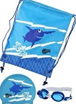 Beco, 1294[^]188525 Swim Bag with Goggle and Cap - Blue