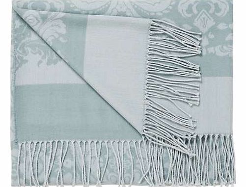 Bedeck Melodie White Collection Jacquard Throw