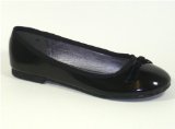 Bedroom Athletics Garage Shoes - Google - Womens Flat Shoe - Black Patent Size 8 UK