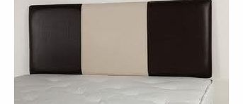 Beds Station Ltd Faux Leather Two Tone Double (4ft6) Headboard Mix n Match Available