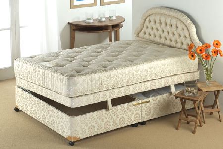 Bedworld Discount Beds Backcare Sidelift Ottoman Divan Bed Double