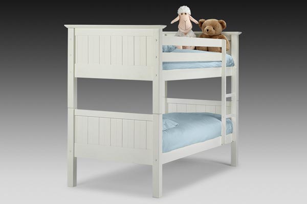Bedworld Discount Colorado White Bunk Bed Single 90cm