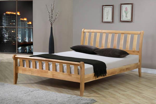 Bedworld Discount Corvallis Wooden Bed Frame Double 135cm