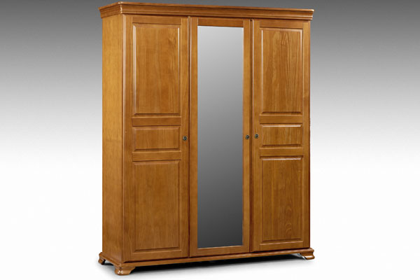 Fontainebleau - Three Door Wardrobe with Mirror