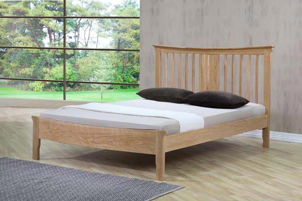 Bedworld Discount Portland Oak Bed Frame Double 135cm