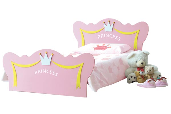 Princess Kids Bed Single 90cm