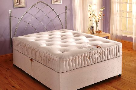 Stress-Free Divan Bed (Hand Tufted) Kingsize 150cm