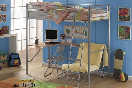Bedworld Discount Study Bunk Bed Single