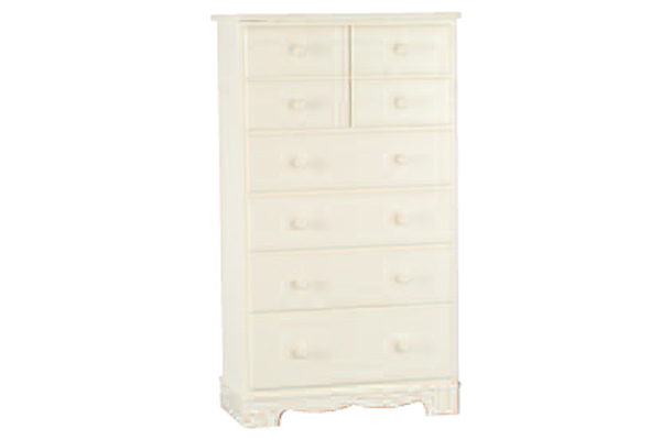 Bedworld Furniture Blanc Range - Chest of Drawers (4 Large- 4 Small