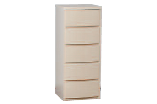 Bedworld Furniture Eclipse Range - Chest of Drawers (5 Narrow