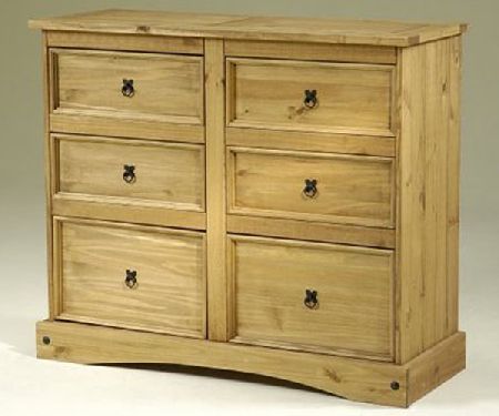 Bedworld Furniture Mexican Tucan 6 Drawer Chest
