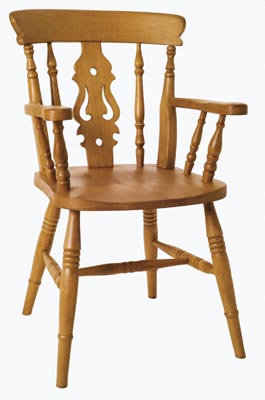 BEECH CHAIR CARVER FIDDLE