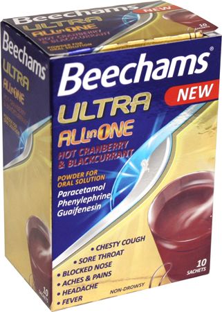 beechams All In One Hot Cranberry and