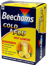 beechams Cold and Flu Hot Lemon 5