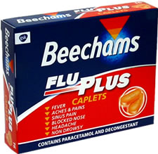 Beechams Flu-Plus Caplets 16x