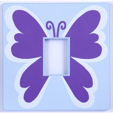 Butterfly Purple Light Switch Cover
