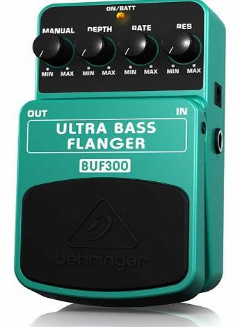 Behringer BUF300 Ultra Bass Flanger Effects Pedal
