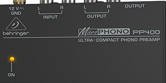 Behringer PP400 Microphono Ultra Compact Phono Preamp assorted colour