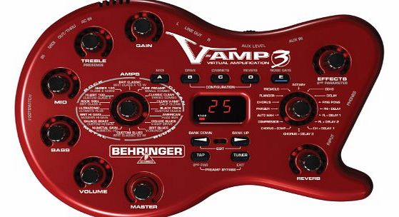 V-AMP3 GUITAR FX UNIT Next-Generation Virtual Guitar Amplifier with USB Audio Interface