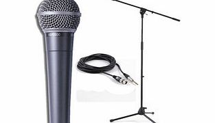 Vocal Microphone with Boom Stand and