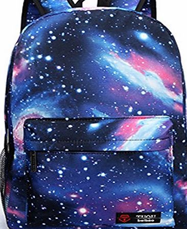 G1 New hot sale Galaxy backpack unisex school bag travel bag (blue)
