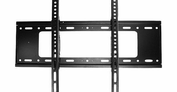 Plana Black Steel TV Wall Mount Bracket for Samsung, Sharp, Toshiba, LG, Philips, Sony, Panasonic LED/LCD/3D/Plasma/Flat Screen TV, Ultra Slim Fit and Super-strength, Suitable for VESA standard, With 