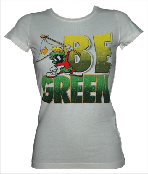 Be Green Ladies Marvin The Martian T-Shirt from Bejeweled