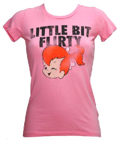 Little Bit Flirty Ladies Pebbles T-Shirt from Bejeweled