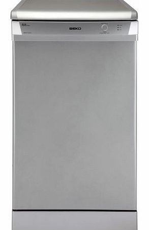 Beko DSFS1531S Slimline Dishwasher Free Standing Silver