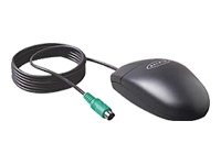 3 Button Mouse PS/2 Black 1.8m cable