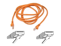 Belkin Cat5e Snagless UTP Patch Cable (Orange) 10m